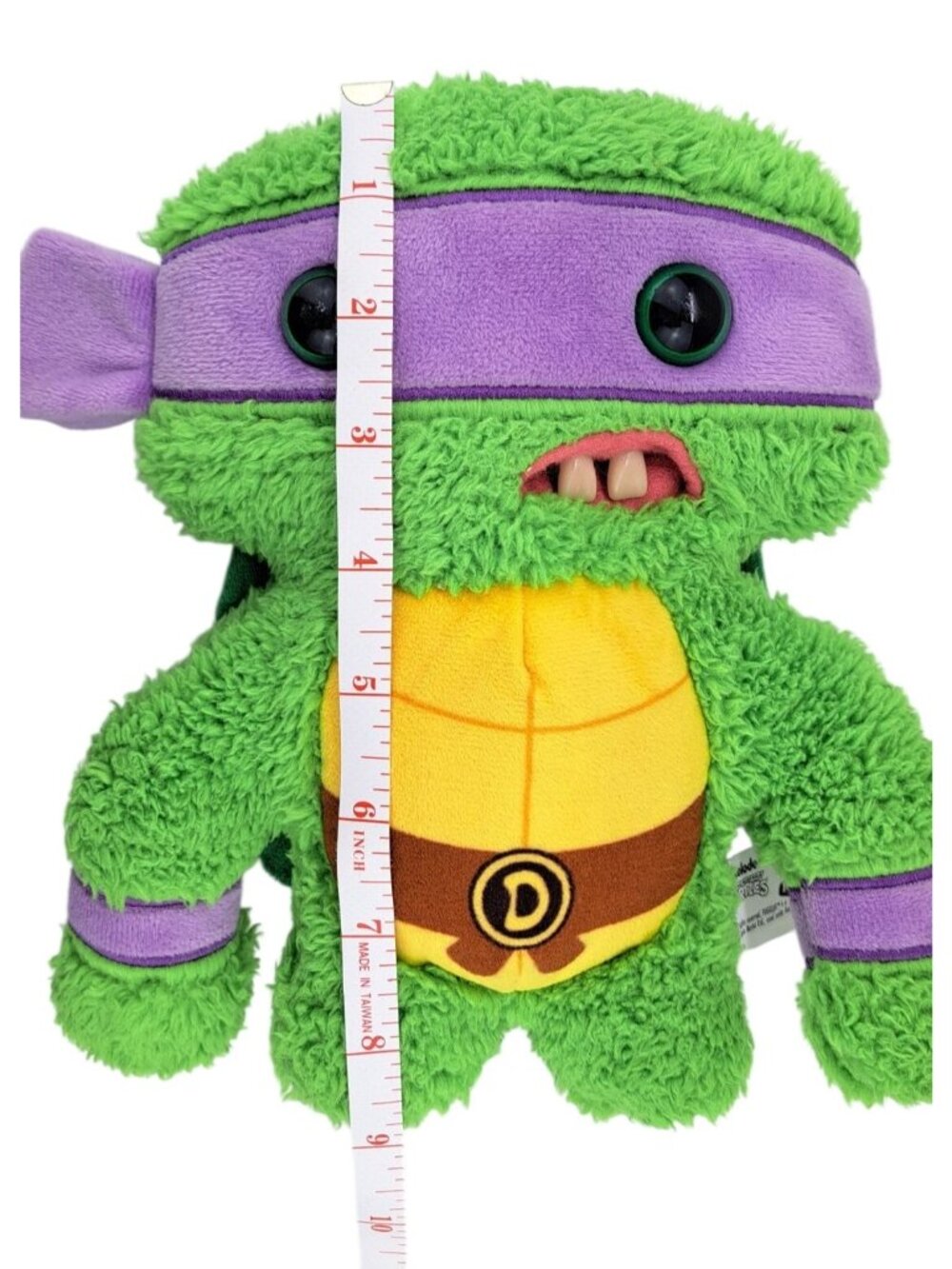 Teenage Mutant Ninja Turtle Fuggler Plush Donatello Limited Edition Glow Butt-On - Picture 8 of 9